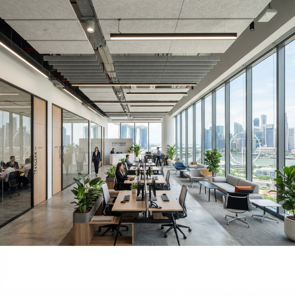 Modern commercial office space